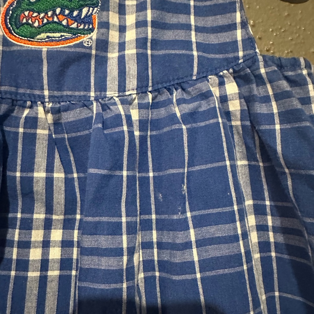 Sara Lynn Togs Florida Gators Blue Plaid Dress - Picture 4 of 10